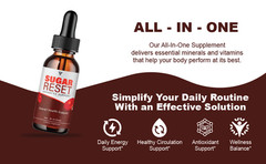 (2 Pack) SugarReset Advanced Support, Sugar Reset Liquid Supplement (4oz)