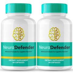 (2 Pack) Neuro Defender Cognitive Pills for Enhanced Memory & Brain Support