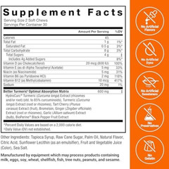 Force Factor Better Turmeric Soft Chews Curcumin Supplement for Joint HealthUSA