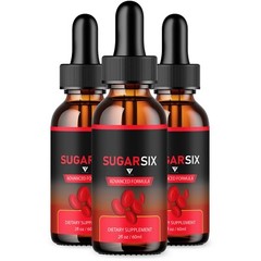 (3 Pack) Sugar Six Drops Formula SugarSix Supplement for Glycogen Support (6oz)