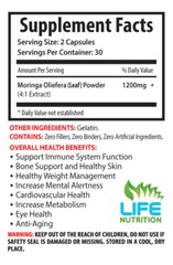 Soil Improvement – MORINGA OLEIFERA – Healthy Cooking 3 Bottles 180 Capsules
