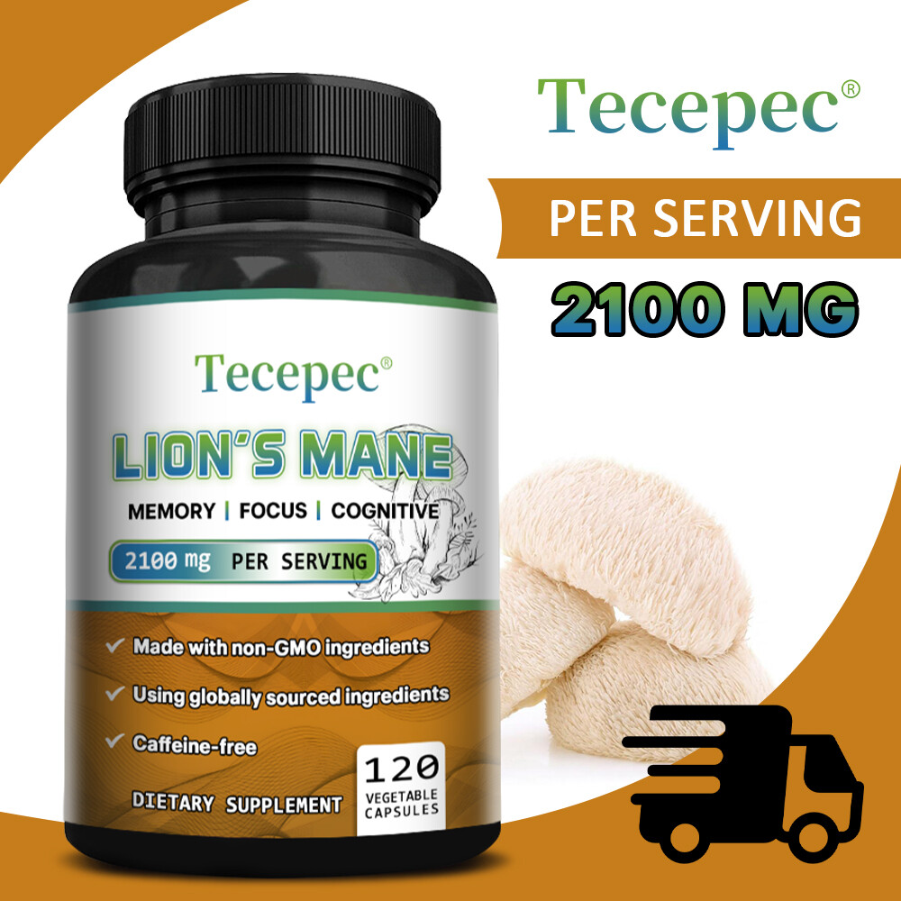 Lion&rsquo;s Mane Capsules – Powerful Nootropic Formula to Support Focus and Attention