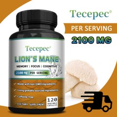 Lion&rsquo;s Mane Capsules – Powerful Nootropic Formula to Support Focus and Attention
