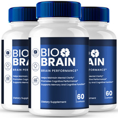Bio Brain Capsules, Official Supplement for Brain Health & Memory (3 Pack)