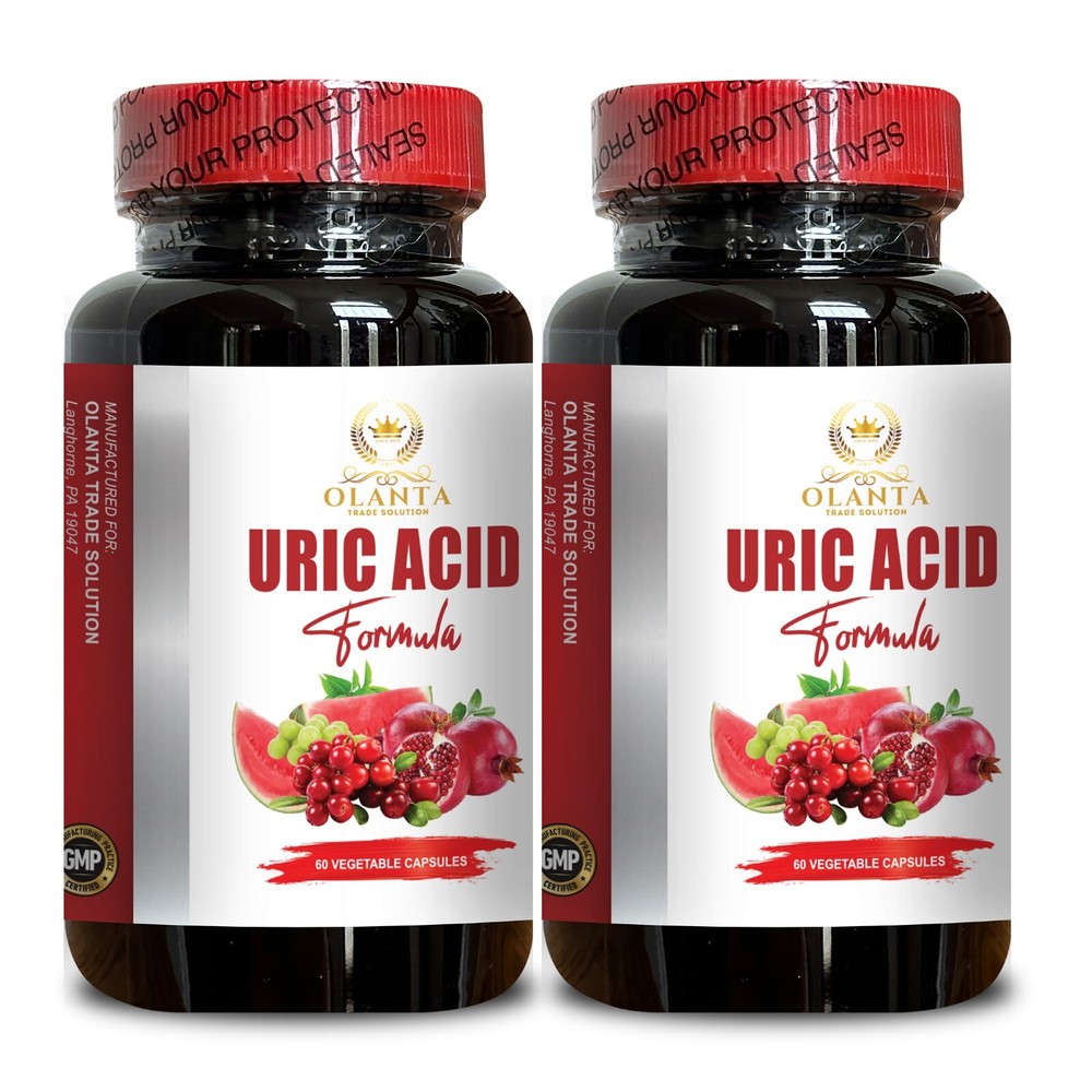 URIC ACID CLEANSE – Restore Joint Comfort, Mobility, Flexibility, Includes Tart
