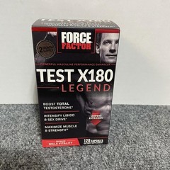 Force Factor Test X180 Legend 120 Capsules Testosterone Booster 2 Month Supply