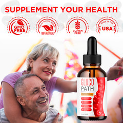 (5 Pack) Gluco Path Blood Support Drops Advanced Vitamin Formula Supplement 2ML