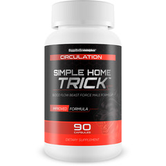 Simple Home Trick – Mens Circulation Supplement – Improved Formula w/ L-Arginine