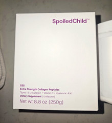 SpoiledChild S25 Extra Strength Collagen Peptides + Vit C HA Unflavored 8.8oz