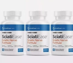 3 PACK SciatiEase Labs Sciati Ease Sciatic Nerve Formula 120 Capsules FAST SHIP+