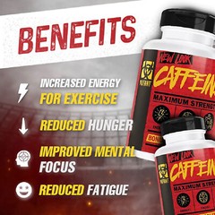 CAFFEINE 240-720 Tablets – increase energy levels, physical, mental performance