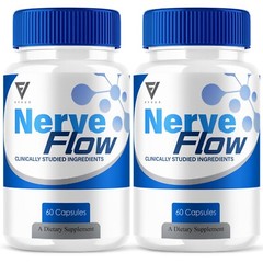 (2 Pack) Nerve Flow Nerve Support Supplement, NerveFlow Advanced (120 Capsules)