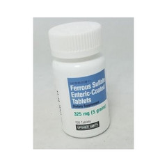 Upsher Smith Ferrous Sulfate Enteric Coated Tablets 325mg Energy Support 100ct