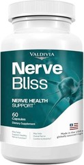 NerveBliss Nerve Support Supplement Capsules Neuropathy Comfort 1 Pack 60Ct