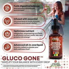 Organic Ceylon Cinnamon Berberine Liquid DropsSupplement with Bitter Melon NEW