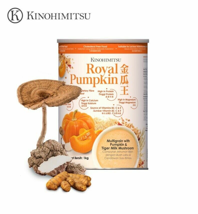 KINOHIMITSU Royal Pumpkin Multigrain with Tiger Milk Mushroom 1kg Free shipping