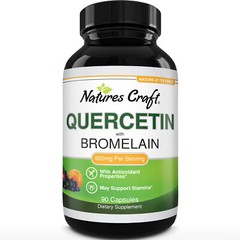 Immune Support Quercetin with Bromelain Supplement Antioxidant Joint Lung Health