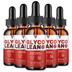 (5 Pack) Glyco Lean Drops, GlycoLean Premium Liquid Drop Supplement (10oz)