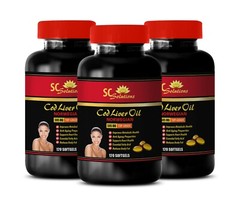 Help Lower High Triglycerides – Cod Liver Oil 600mg – Immune System – 3B