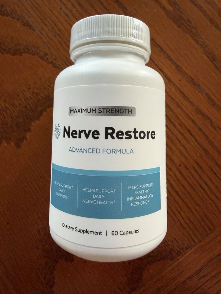 Nerve Restore ~ Maximum Strength Capsules~ Advanced Formula Supplement Pills ~60