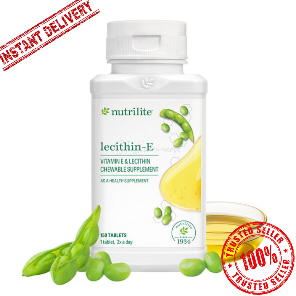 Lecithin-E (Vitamin E And Lecithin) 150 Tab Chewable Supplement Worldwide Ship