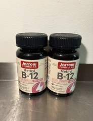 Jarrow Formulas® Methyl B-12 Tablets 500 mg Supplement 100 Day Supply (2 pack)