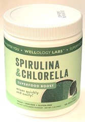 Spirulina & Chlorella Superfood Boost Gut health Immunity boost by Wellology