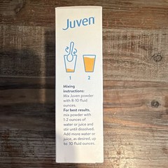 SEALED! SAMPLE 2-PACK!! Juven Wound Nutrition Powder; 1 orange & 1 fruit punch