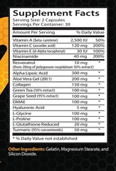 antioxidant – ANTI-WRINKLE COMPLEX – Vitamin A – anti aging supplement – 1 Bot