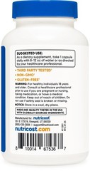 3 bottles Nutricost N-Acetyl L-Cysteine (NAC) 600mg, 120 Vegan Capsules NEW