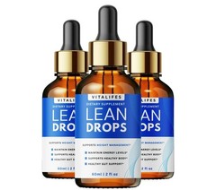 (2 Pack) Lean Drops Advanced Weight Fat Loss & Gut Health Support Drops (2fl oz)