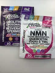 Clean Nutra Infinity One & Juvanix Longevity SupplemEnt 60 Capsules BUNDLE