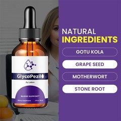 1-5PCS Glycopezil Blood Support Drops GlycoPezil Vitamin Supplement 30-150 Servs