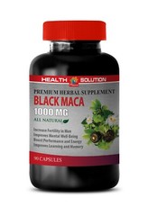mood boost for men – BLACK MACA ROOT – healthy energy booster 1 BOTTLE