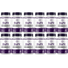 BioFit Probiotic Supplement 40 Billion CFU Gut Health Support (12 Bottles)
