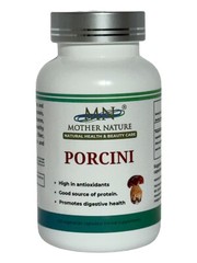 Mother Nature Protein-rich Porcini Mushroom Dietary Supplements – 120 Capsules