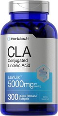 CLA 5000 mg | Maxiumum Potency | 300 Softgel Pills | by Horbaach
