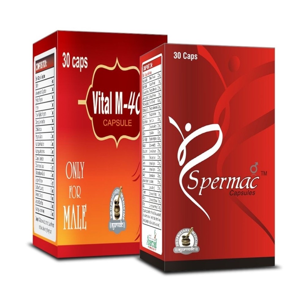 Men Fertility Support Capsules | Ayurvedic Herbal Wellness Formula WHO GMP