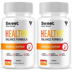 (2 Pack) Sweet Vital Relief Capsules, SweetVital Glycogen Support (120 Capsules)