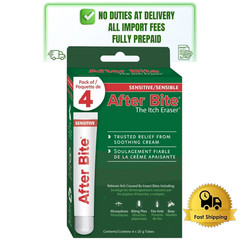 After Bite Sensitive Itch Eraser Trusted Relief Soothing Cream 4 x 20g CANADA
