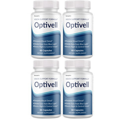 Optivell Vision Support Formula, Opti Vell Eye Health (4 Bottles) Genuine