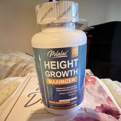 Pslalae Height Growth Maximizer 120 Capsules Gluten-Free Soy-Free Exp 03/2028