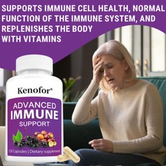 Advanced Immune Support w/ Black Elderberry & Camu Camu – Immune Supplement