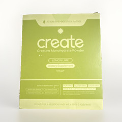 Create Creatine Monohydrate Powder Lemon Lime 30 Stick Packs 6.35 oz