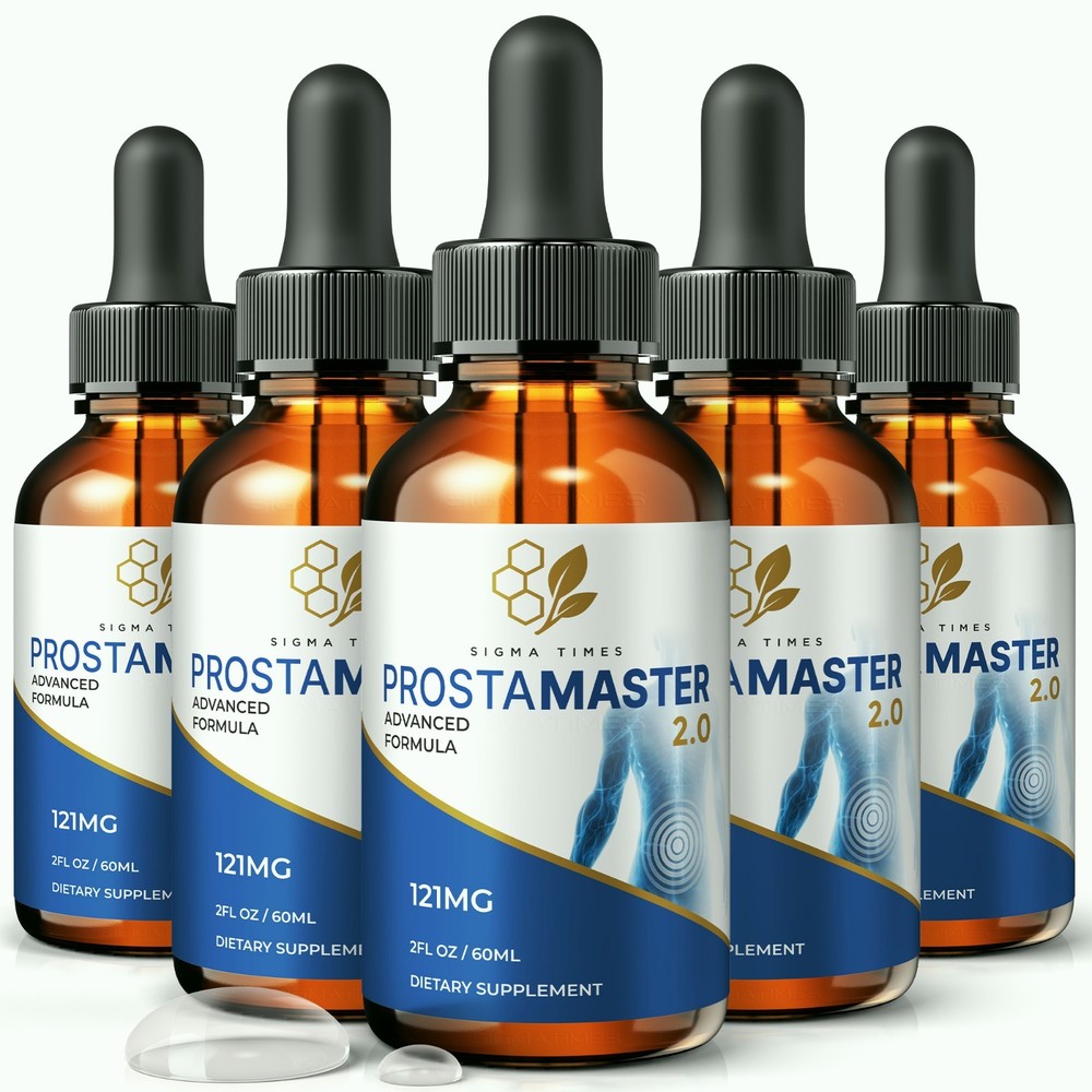ProstaMaster Drops, Natural Prostate Health Support, Prosta Master Pills -5 Pack