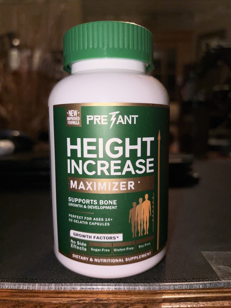 PREANT Height Increase Maximizer Calcium Zinc 62 Capsules Exp 04/2028