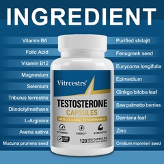 Multi-Ingredient Multivitamins,minerals Support Overall Male Vitality 30~120Caps