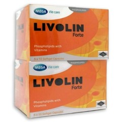 50 x 2box Capsules Livolin Forte Liver Cleanse Detox FREE Shipping