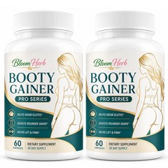BloomHerb Booty Gainer Capsule Butt Enhancement Buttock Hip Enlargement – 2 Pack