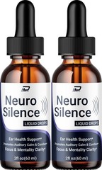(2 Pack) Neuro Silence Healthy Ear Support Supplement Ear Ringing Relief